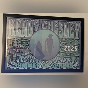 Kenny Chesney Summer of Sphere 2025 Limited Edition Poster New